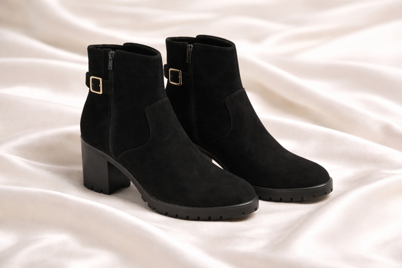 Black Ankle Boots - Premium women's footwear curated by The Bigger Step